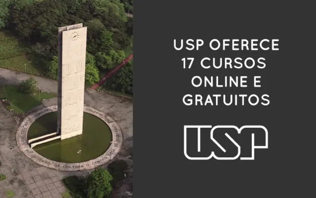 USP oferece 17 cursos online e gratuitos
