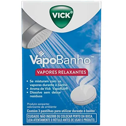 [REC] Vapores Relaxantes Vick VapoBanho 3 Unidades