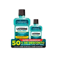 Antisséptico Bucal Listerine Cool Mint 500ml + 250ml