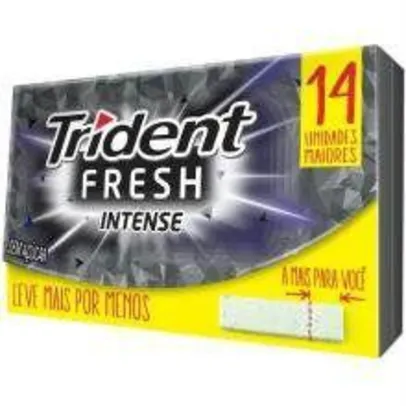 (Prime) Trident Goma Fresh Intense 26,6g - R$3