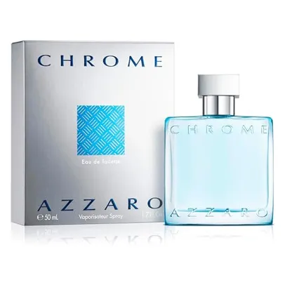 Azzaro Chrome, Eau De Toilette, Perfume Masculino, 50 ml