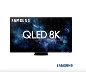 Smart TV 8K Samsung QLED 75" com Modo Game, Modo Ambiente e Wi-Fi 