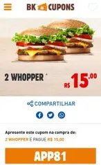 2 Whooper por 15