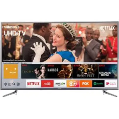 Smart TV LED 49" Samsung 49MU6120 Ultra HD 4K 3 HDMI 2 USB - R$ 2090