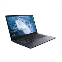 Notebook Lenovo Ideapad 1i - i3-1215u (UHD Graphics 64 EUs) 4GB RAM (4 Soldado e máximo 20) 128GB SSD Tela 14' HD TN Peso 1,3Kg Bateria 42W Fonte 65W