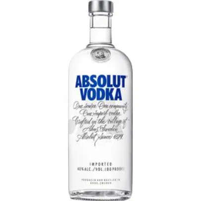 Vodka Absolut 1L (Cartão Submarino) - R$59,90