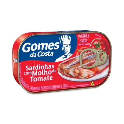 (AME SC R$2,50) Sardinhas c/molho de tomate 125G gdc