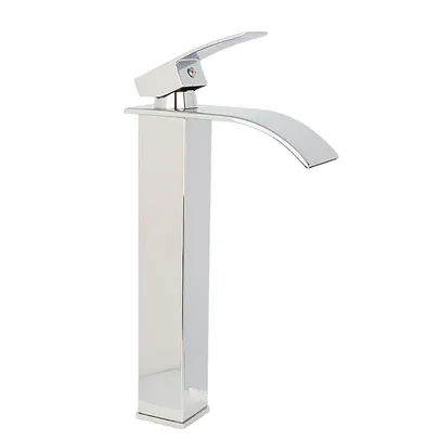 Misturador Monocomando Cascata Bica Alta Cromado 1/4 Volta Premium