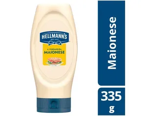 [APP+Cliente Ouro+L4P2] Maionese Tradicional Hellmanns - 335g | R$3,79/unid