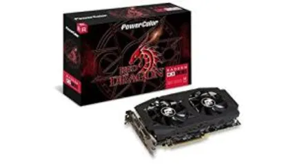 AMD RX 580 8GB Red Dragon | R$1.329