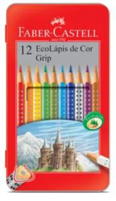 12 Ecolápis de Cor Colour Grip + Estojo Lata - R$ 16,06 (Leia a Descrição)
