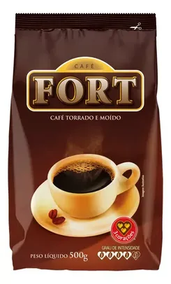 Café Torrado E Moído Fort Pacote 500g - 3 Corações