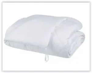 Enchimento de Edredom Duvet Solteiro - 200 fios e 100% Algodão 250gsm - Branco - Ziman