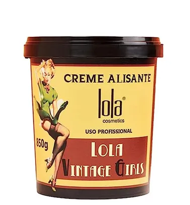 Lola Cosmetics Vintage Girls - Creme Alisante 850g por 52,90 ou 47,61 com recorrência