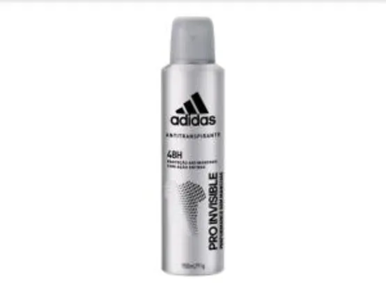 [ Primeira compra ] 5 UNIDADES    Desodorante aerosol antitranspirante masculino - Adidas Pro invisible