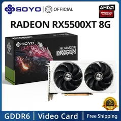 [Taxa inclusa] SOYO-Placa gráfica AMD Radeon RX5500XT 