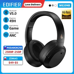 Edifier W820NB fones de ouvido sem fio bluetooth 5.0 40mm