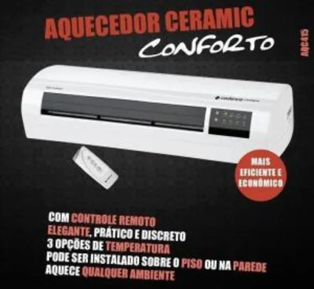 Aquecedor Elétrico Ceramic Conforto AQC415 - Cadence - 110V por R$ 216