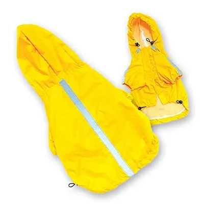 Chalesco 70511, Capa de Chuva Elegance para Cães, Amarelo