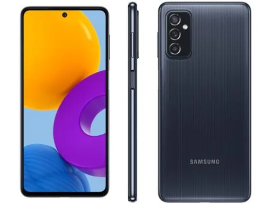 Samsung Galaxy M52 128GB 5G - 6GB RAM Tela 6,7” Câm. Tripla