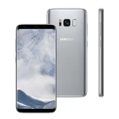 Smartphone Samsung Galaxy S8 Dual Chip Prata com 64GB, Tela 5.8”, Android 7.0, 4G, Câmera 12MP e Octa-Core - R$1.971