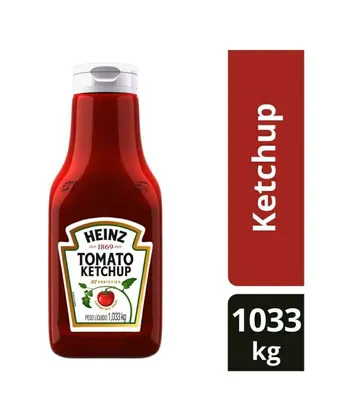[Cliente Ouro + App] Ketchup Tradicional Heinz 1,033kg | R$17