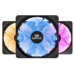 Kit Fan com 3 Unidades Redragon, RGB, 120mm, Com Controladora, GC-F006 - R$129