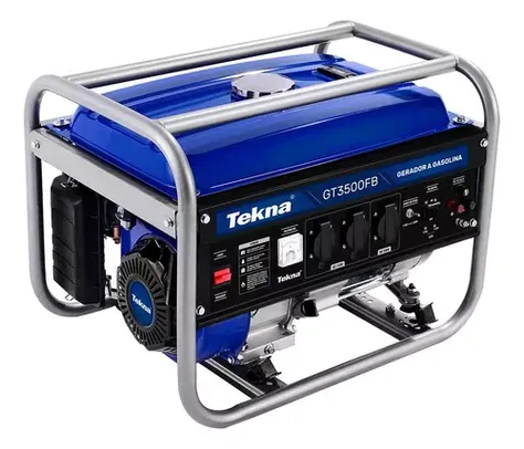 Gerador portátil Tekna GT3500FB 3100W monofásico com tecnologia AVR 115V/230V