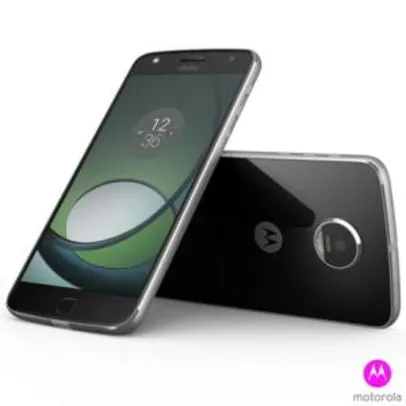 Moto Z™ Play Power Edition Preto com Prata Motorola, com Tela de 5,5”, 4G, 32GB por R$ 1333