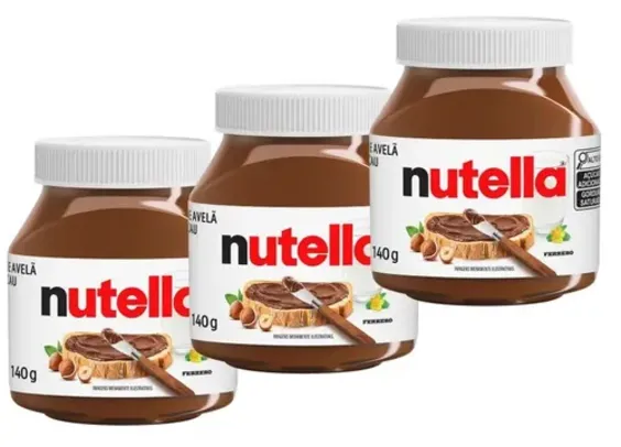 Kit Creme de Avelã com Cacau Nutella Ferrero