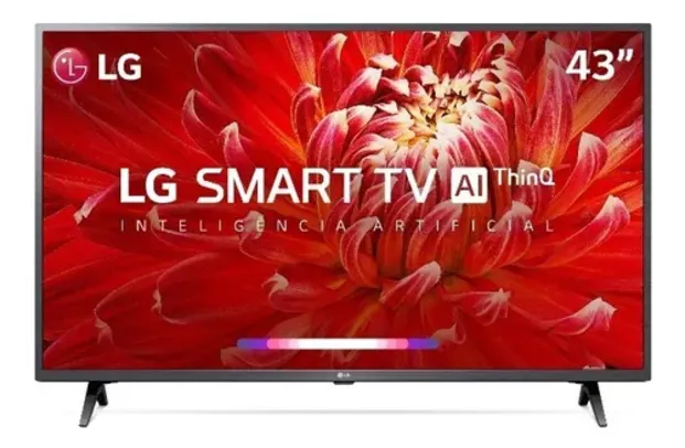 [Santander] Smart Tv 43lm6370 Full Hd 43 Thinqai Bluetooth Hdr LG Bivolt