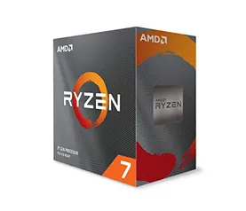 PROCESSADOR AMD RYZEN 7 5700X 3.4GHz (TURBO 4.6GHz) 32MB CACHE AM4 100-100000926WOF, Cerâmica cinza