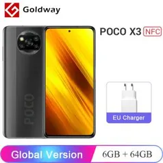 Smartphone Xiaomi Poco X3 6+64GB Global NFC | R$1049