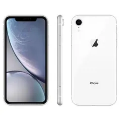 iPhone XR Apple com 64GB, Tela Retina LCD de 6,1”, iOS 12, Câmera Traseira 12MP, Resistente à Água e Reconhecimento Facial – BRANCO