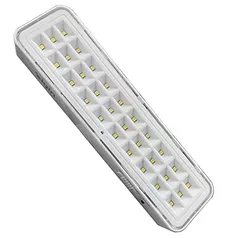 [R$ 9,99 SUPER] Luminária De Emergência 30 LEDS 2W Elgin Bivolt Bateria até 6 horas Luz Branca Fria