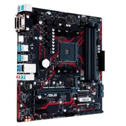 Placa Mãe AM4 B450 B450M Prime 90MB10H0-C1BAYO DDR4 3466MHZ 64GB Asus | R$ 604