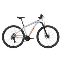 Mountain Bike Caloi 29 - 24 Marchas - Freio Hidráulico - Prata | R$1750