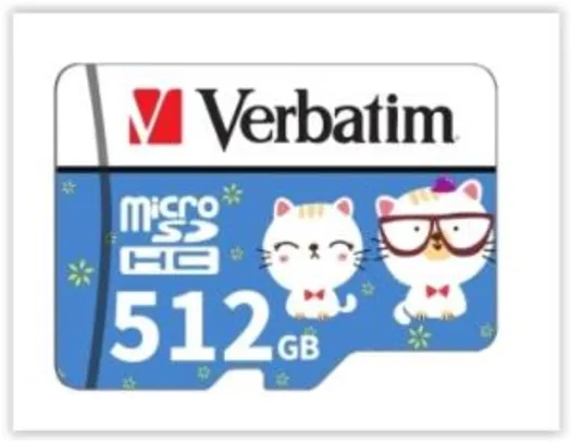Verbatim Micro SD Card Class10 TF Card 512GB Memory Card por R$ 63