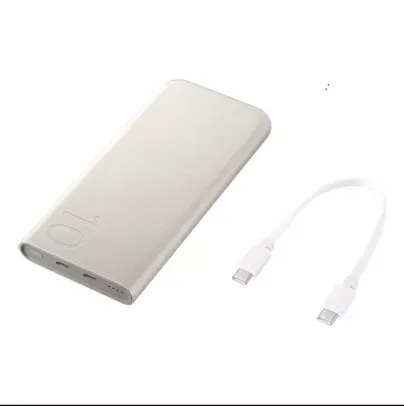 Carregador Portátil Power Bank Original Samsung 25W Duas Saidas Usb-C 10000 Mah