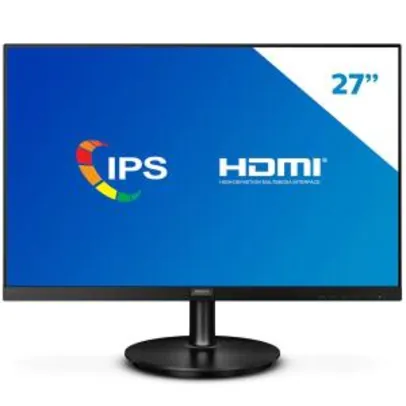 Monitor Philips 27" Full HD IPS Widescreen HDMI Bordas Ultrafinas | R$949