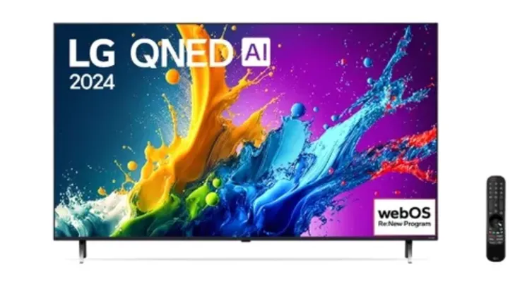 Smart TV LG QNED AI 4K QNED80 55 polegadas 2024