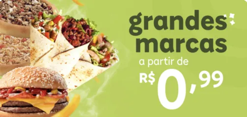 iFood - Grandes Marcas R$0,99 