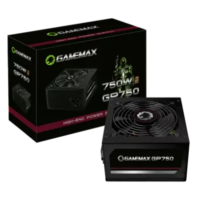 Fonte Gamemax GP750, 750W, 80 Plus Bronze, PFC Ativo