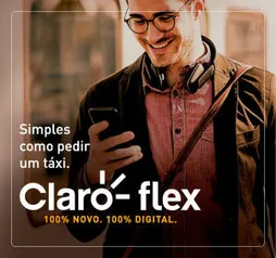 [Claro Flex] 8 GB + redes sociais ilimitadas + ligações ilimitadas