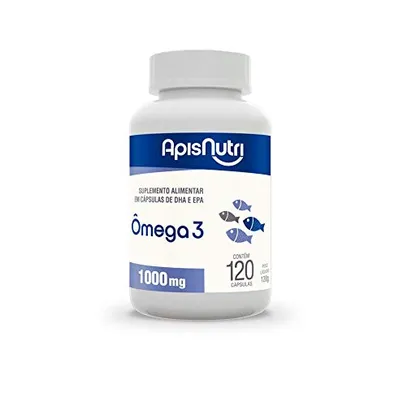 [Prime] Apisnutri Óleo de Peixe (Ômega 3) 1000mg, 120 Capsulas