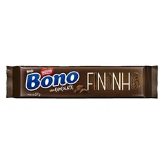 Bono, Biscoito Recheado, Fininho, Chocolate, 57g