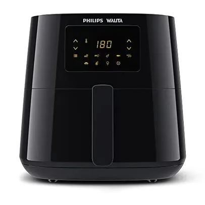 Philips Walita Preta Fritadeira Airfryer Essential XL Digital, 6.2L de capacidade, Garantia internacional de dois anos, 220V, 2000W (RI9270/91)