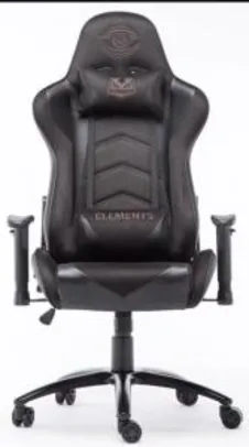 Cadeira Gamer Elements Gaming Veda Nemesis - Preta | R$1475