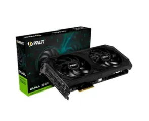 Placa de Video RTX 4060 Dual Palit NVIDIA GeForce, 8GB GDDR6, RGB, 128bit, G-Sync, Ray Tracing, DLSS - NE64060019P1-1070D