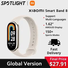 [Taxa Inclusa] Xiaomi Mi Band 8 VERSÃO GLOBAL 